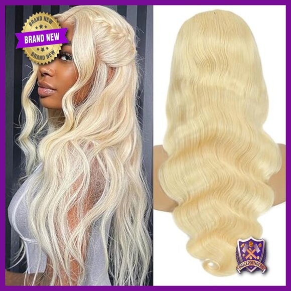 Human Hair Lace Front Wig 20 Inch Body Wave Pre Plucked